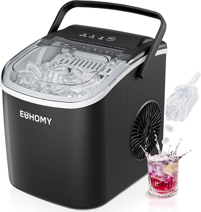 Chilling with Ease: My Take on the EUHOMY Countertop Ice Maker